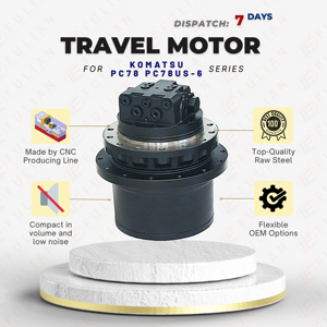 FLTM08-1 Assy Motor Travel Travel Akhir Komponen Ekskavator untuk PC78US-6 KOMATSU PC78 - Product Image 2