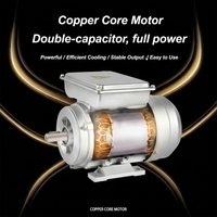 Moteur AC monophasé haute efficacité YL90L-4-1.1KW 1.5KW 2HP 110V 220V 50Hz 60Hz 1400 tr/min à montage par bride et double condensateur