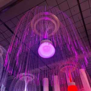 โคมไฟแมงกะพรุน ไฟตกแต่งกลางแจ้งสำหรับสวนสาธารณะและพื้นที่ชมวิว ไฟตกแต่งภูมิทัศน์ IP65 ช่วยเพิ่มบรรยากาศเทศกาลยามค่ำคืน - Product Image 1