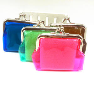 Vente chaude couleur bonbon Transparent PVC zéro portefeuille petit cadeau clé rouge à lèvres <span class=keywords><strong>carte</strong></span> <span class=keywords><strong>bancaire</strong></span> sac de rangement femmes clair Mini porte-monnaie - Product Image 6