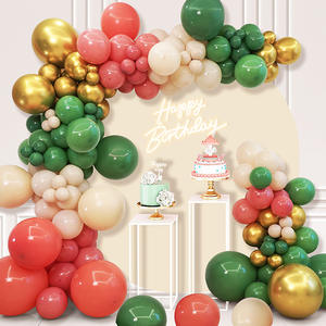 Vente en gros Décorations gonflables personnalisées pour joyeux <span class=keywords><strong>anniversaire</strong></span> à l'hélium Ensembles d'arcs de ballons en latex mat pour les fêtes - Product Image 4