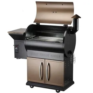 OEM ODM Traeger בור בוס מנגל תנורי חיצוני עץ גלולה גריל מעשן