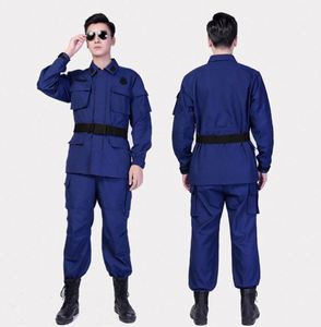 Design Customized New Work Clothes Winter Safety Long Sleeved Button up Shirt for Both Men and Women Security Uniform - Product Image 1