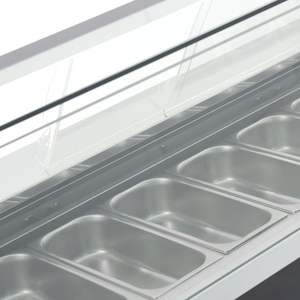 6 vassoi commerciale Gelato Gelato Gelato lecca-lecca ghiaccioli Display Freezer vetrina macchina - Product Image 5