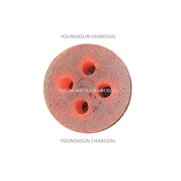 Charbons à chicha YKS 50 mm sans fumée, en bois de fruit, rondes, avec une durée de combustion de 50 à 90 minutes, briquettes de charbon colorées porte-bonheur