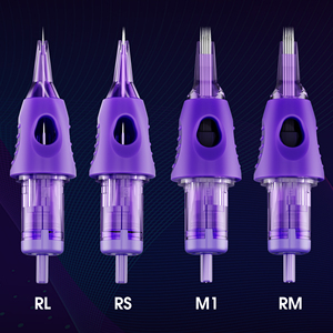 Tattoo Gun cartrige tích hợp kim Tím tráng đóng vòng chủ đề cắt Mist ARC hàng trang điểm vĩnh viễn máy kim - Product Image 5