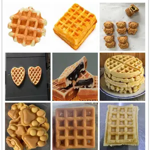 Máquina automática de fazer waffles macios com CE