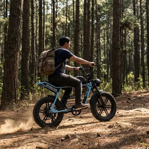 Moto tout-terrain <span class=keywords><strong>électrique</strong></span> blanche <span class=keywords><strong>de</strong></span> 20 pouces avec système <span class=keywords><strong>de</strong></span> freinage à disque hydraulique, <span class=keywords><strong>vélo</strong></span> <span class=keywords><strong>électrique</strong></span> pour la photographie en extérieur et les prises <span class=keywords><strong>de</strong></span> vue panoramiques - Product Image 2