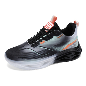 Zapatos Deportivos Casuales para Hombre, Cómodos, con Suela Gruesa, Parte Superior de Tela Resistente, Suela Antideslizante y Resistente al Desgaste, Versátiles, con Cordones - Product Image 1