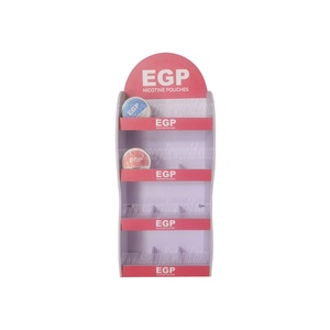Exhibidor de Tabaco de PVC Desmontable de 3 Niveles, Organizador Modular Desmontable para Snus con Fácil Montaje para Mostradores de Venta Minorista - Product Image 1