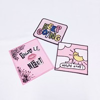 Prix usine conception personnalisée logo Patch 3D Merrow bordure fer sur coudre sur des patchs de broderie dessin animé patchs de broderie pour tissu
