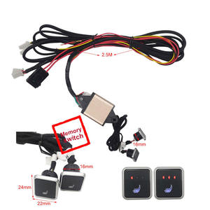 Alaşımlı Tel Araba Koltuğu Isıtıcı 12V Evrensel Dahili Isıtma Pedi Kiti 2 Koltuk için 3 Seviyeli Çift Kontrol Anahtarı Hızlı Isınma - Product Image 4