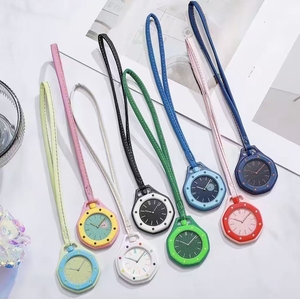 Reloj de Cuarzo de Bolsillo para Pareja, Marca Compartida Dunhuang de AliExpress 2026, Correa de Cuero, Esfera de 43mm, Sin Número - Product Image 3