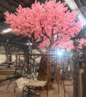 Arbre à fleurs artificielles, cerisier en fleurs, arbre de décoration, décoration de mariage, cerisier blanc en fleurs
