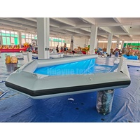Offre Spéciale Plateforme Flottante Commerciale Personnalisée 9x3m en PVC Anti-UV pour Quai de Yacht et Amarrage de Bateaux en Eau de Mer