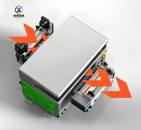 Imprimante jet d'encre UV DTF semi-automatique A3 pour XP600 4060, machine à étiquettes autocollantes en cristal, encre blanche, vernis, 2880 DPI, imprimante à rouleaux