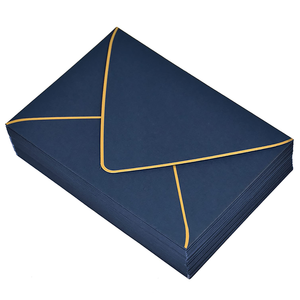 Enveloppe d'emballage d'invitation de <span class=keywords><strong>mariage</strong></span> en papier professionnel texturé bon marché personnalisé Papier kraft durable impression en quatre couleurs - Product Image 2