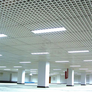 Customized Metal Drop <strong>Ceiling</strong> <strong>Suspended</strong> Open <strong>Grid</strong> <strong>Ceiling</strong> Aluminum <strong>Ceiling</strong> <strong>Grid</strong> Design for Store Office Building - Product Image 1