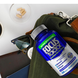 Complément alimentaire pour le cerveau pour adultes, force accrue, 120 comprimés, pour la mémoire, la <span class=keywords><strong>concentration</strong></span> et la <span class=keywords><strong>concentration</strong></span>, multivitamines complètes, OEM/ODM - Product Image 5