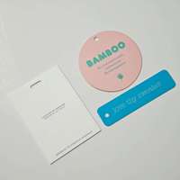 XP-Nouveau design d'étiquette de balançoire en papier kraft écologique étiquette volante personnalisée en carton recyclé étiquette de logo pour sacs de vêtements en jean