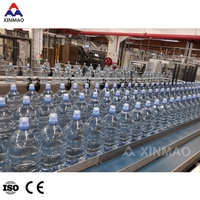 Nouvelle ligne de remplissage entièrement automatique 3 en 1 bouteille PET remplissage d'eau minérale pure machine d'embouteillage équipement usine de production