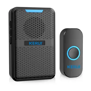 Kerui Smart Doorbell Wireless Waterproof Ring Door Bell Smart Home Doorbell With Button