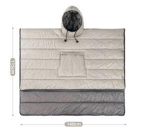 Cape Poncho Portable et chaude, imperméable, pour le camping, vente en gros, sac de couchage - Product Image 6