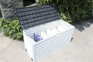 Backyard Storage Sheds Outdoor Garden Plastic Decx Box With Wheel