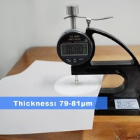 Papel de Transferencia Térmica DTF de una Cara Norman, Hojas A4 para Ropa, Material PET, Compatible con Impresoras de Inyección de Tinta Epson