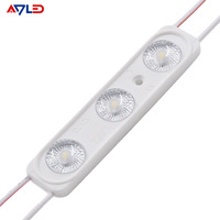Module d'injection SMD 3 LED 2W blanc SMD2835 certifié IP67 ROHS avec garantie de 5 ans pour enseignes lumineuses publicitaires