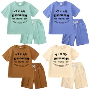 Комплект летней детской одежды для мальчиков от 3 до 12 лет