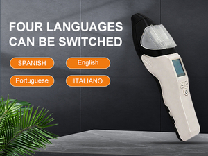 เครื่องวัดปริมาณอัลกอฮอล์จากหน้าจอ LCD เครื่องวิเคราะห์ก๊าซสำหรับการคัดกรองแอลกอฮอล์เร็ว AT7000 - Product Image 2