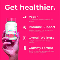 Gummies multivitaminées et minérales complexes sans sucre, marque privée, pour un soutien gustatif quotidien et la santé globale des adultes