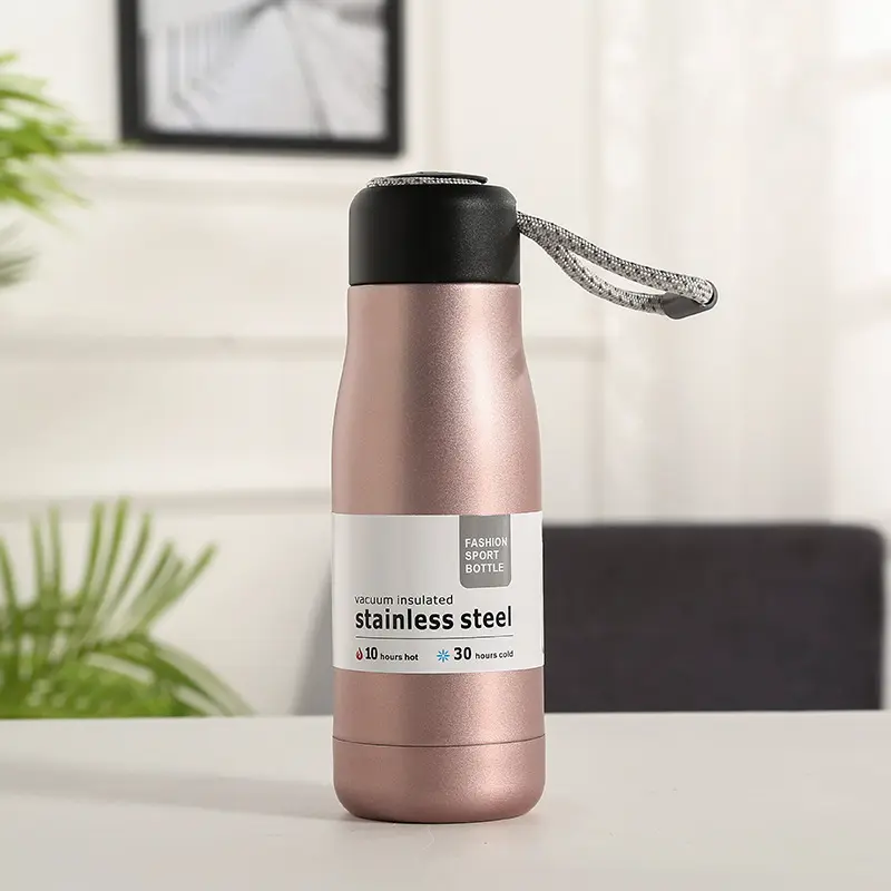 Factory Direct Business Big Kids Mist Spray Sport Drink Insulated Custom Logo Water Bottle Vacuum Flask With Lifting Rope