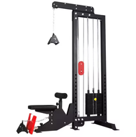 Pin de gimnasio en casa de alta calidad comercial SF, Polea alta y baja, máquina de ejercicio multifuncional de fila baja 2 en 1 Lat Pull Down