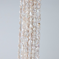 AA 13-17mm naturel blanc grande forme baroque brin de perles d'eau douce perles en vrac pour la fabrication de bijoux