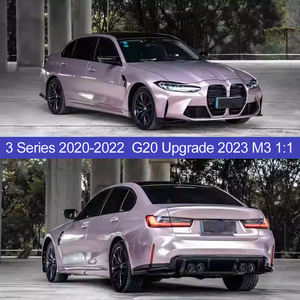 Kit carrosserie PP pour <span class=keywords><strong>BMW</strong></span> Série 3 G20 2019-2022, mise à niveau G20 ancienne version 2023 LCI <span class=keywords><strong>M3</strong></span>, pare-chocs, phares, capot en aluminium, ailes - Product Image 3