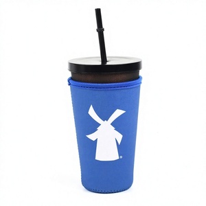 Manchon en silicone de haute qualité pour verre, motif sublimé, pour café glacé et thé au lait, en néoprène pour une isolation élégante - Product Image 6