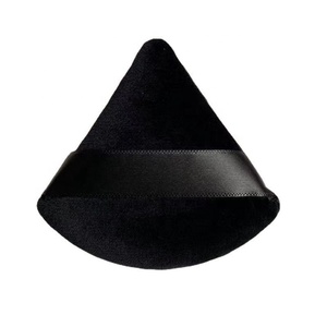 De <span class=keywords><strong>Puff</strong></span> manufacturer, venta al por mayor, polvo de terciopelo Blanco, Negro, Rosa, <span class=keywords><strong>Beige</strong></span>, triangular - Product Image 1