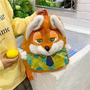 Juguetes de Peluche de Animales de Dibujos Animados, Muñeco de Peluche, Mochila de Dibujos Animados, Zootopia, Nick, Judy, Mochila Infantil - Product Image 6