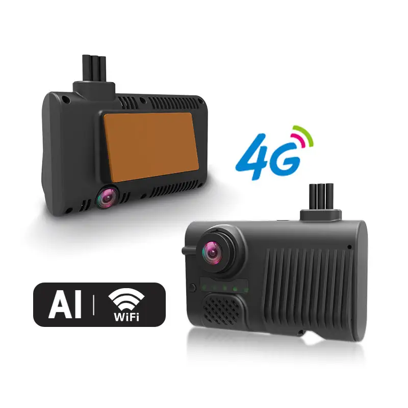 Venda quente Frota Dashcam 4G Lte Android Gps Wifi Adas Cmsv6 Carro Dvr Câmera Traço Cam Frente Traseira