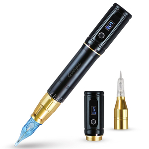 Máy Xăm Hình Không Dây Chuyên Nghiệp Mới Màn Hình <span class=keywords><strong>LED</strong></span> Với 2 Đầu Mực Để Trang Điểm Vĩnh Viễn Và Xăm Hình - Product Image 3