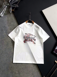 Camiseta de Cuello Redondo Blanca Lavada para Hombre, Camiseta Informal Vintage de Algodón con Estampado de "Podemos Hacerlo" - Product Image 4