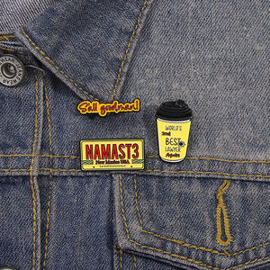 Plaque d'immatriculation jaune créative Nouveau-Mexique USA Épingles en émail 2ème <span class=keywords><strong>meilleur</strong></span> avocat <span class=keywords><strong>du</strong></span> <span class=keywords><strong>monde</strong></span> Tasses à café Broche Lapel Badge Bijoux Cadeaux - Product Image 4