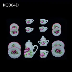 Kawaii doll minyatür simülasyon mini seramik çay seti çay bardağı minyatür mutfak seti