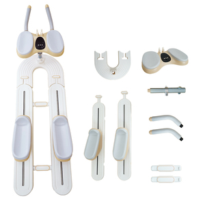 جهاز تدريب الخصر للتعافي بعد الولادة قابل للتعديل وخفيف الوزن مصنوع من البلاستيك ABS - مريح ومتين ومقاوم للماء ومحمول للاستخدام المنزلي باللون الأبيض - Product Image 5