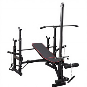 Station de <span class=keywords><strong>musculation</strong></span> multifonctionnelle stable et durable en métal avec <span class=keywords><strong>poulie</strong></span> pour <span class=keywords><strong>banc</strong></span> de <span class=keywords><strong>musculation</strong></span> réglable et lat pulldown - Product Image 1