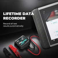 Analyseur de batterie TOPDON BTMobile Pros 12V avec écran LCD, testeur de batterie portable pour voiture et moto