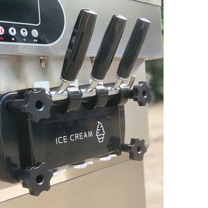 Máquina de helados automática comercial profesional de la mejor calidad, máquina de helados de servicio suave de 3 sabores - Product Image 1