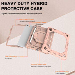 Capa para iPad 7ª, 8ª, 9ª e <span class=keywords><strong>10</strong></span>ª Geração, Capa de Silicone para <span class=keywords><strong>Tablet</strong></span> com Rotação de 360 Graus e à Prova de Choque para iPad de <span class=keywords><strong>10</strong></span>,2 e <span class=keywords><strong>10</strong></span>,9 Polegadas - Product Image 6